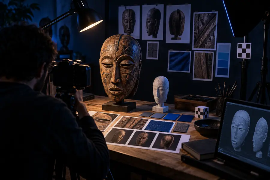 Visual direction prepared for a pixal3d workflow